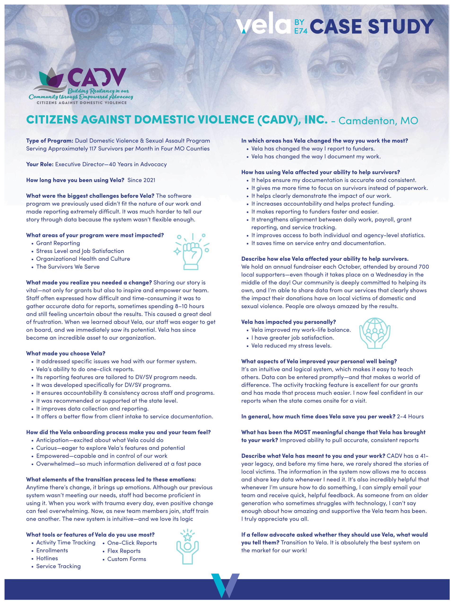 Citizens Against Domestic Violence Camdenton MO - Case Study